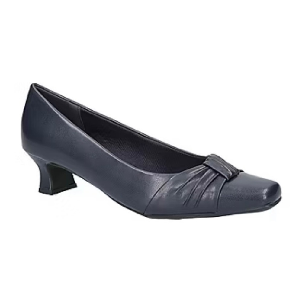 Easy Street Waive Women's Square‎ Kitten Heel Pumps Size 10WW
